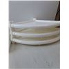 Image 4 : (2) Boxes Of Masks & White Plastic Corner Shelf