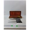 Image 1 : Knife & Fork Carving Set, (3) Kitchen Knives