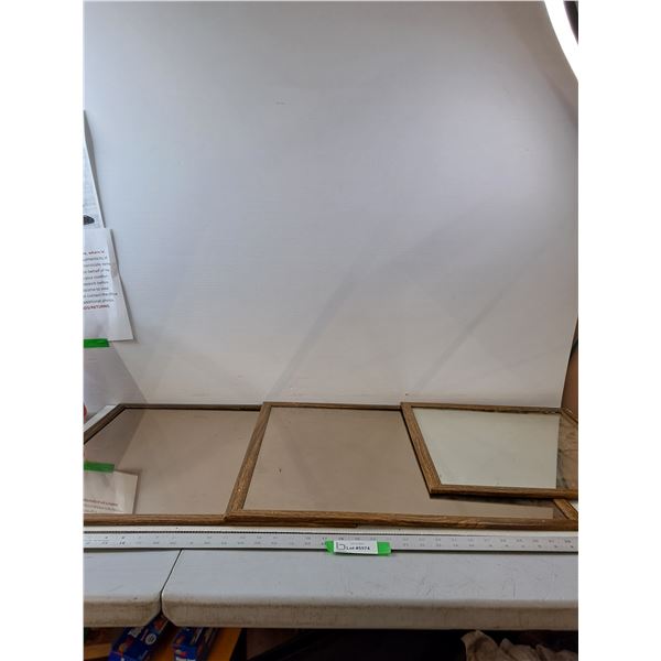 (3) Mirrors- 23.5" & 17.5"- Back Broken On One- PICK UP ONLY