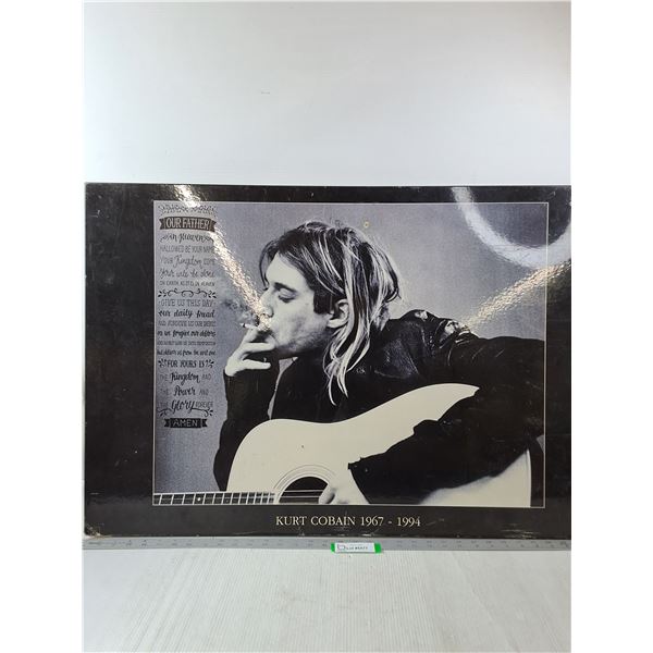 Kurt Cobain Picture- 36" x 24"  -  PICK UP ONLY