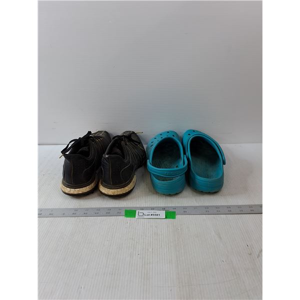 (1) Crocs & Adidas Shoes- Mens Size 10