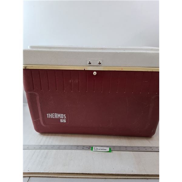 *Thermos 55 Red Cooler- 24" x 14" x 16", broken latch  -  PICK UP