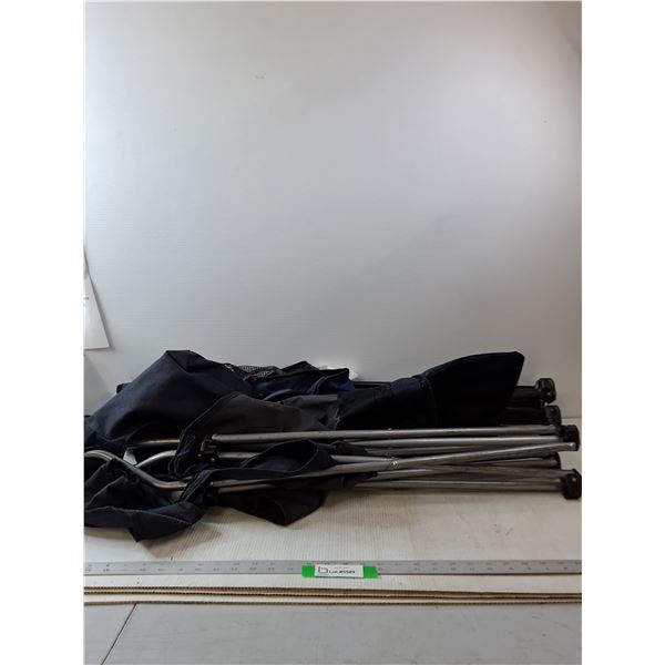 (2) Folding Lawn Chairs- One Broken- 36.5"  -  PICK UP