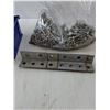 Image 3 : (5) Blue Organizer, Bag Of Screws & Metal Brackets