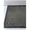 Image 2 : (2) Black Door Mats- 29" x 17.5"