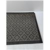 Image 4 : (2) Black Door Mats- 29" x 17.5"
