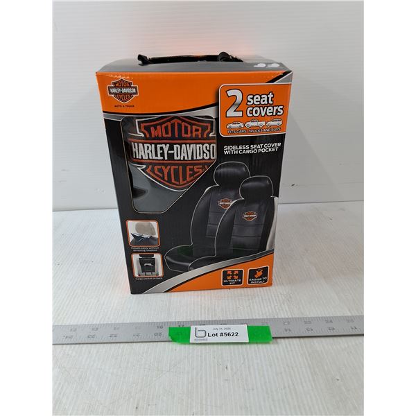 (2) Harley-Davidson Seat Covers
