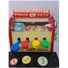 Image 7 : Fisher Price Cash Register (Has The Coins), Fisher Price House & Wooden Stacking Toys