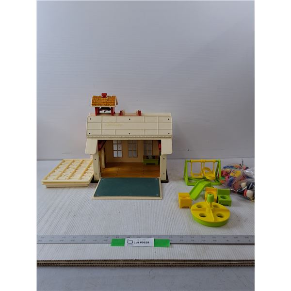 Fisher Price School, People, Slides, Swings & Magnetic Letters And Numbers