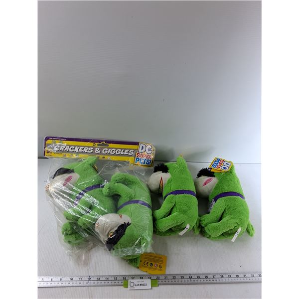 (4) Crackers And Giggles Stuffed Plushies