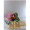 Image 1 : (4) Plushies, (2) Cabbage Patch Kids Books, Cabbage Patch Kids Jigsaw Puzzle - As Is