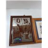 Image 2 : Framed Cross Stitching 16'' x 13'' Framed Print 12'' x 15''