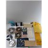 Image 1 : (5) Film Reels, (3) Cassette Tapes, Assorted Pictures, Misc - As Is