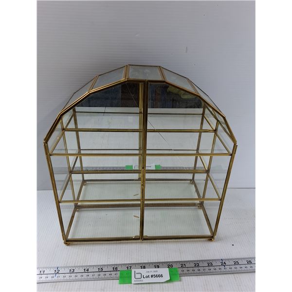 Display Case - 12'' x 4'' x 13'' - As Is