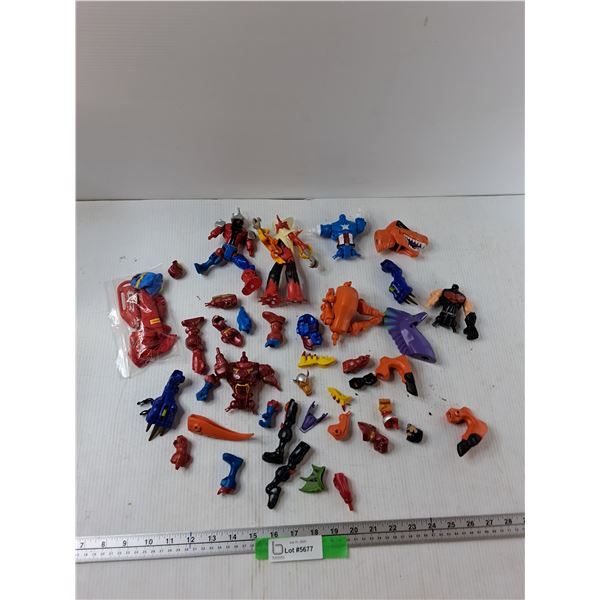 Assorted Figurines- Pokemon, X-Men, Misc - As Is