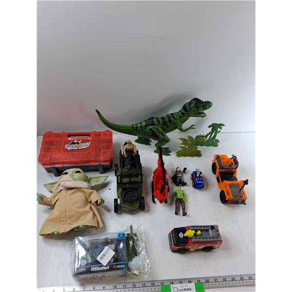 BeyBlades, Star Wars Grogu Talking Plush Toys, Kids Connection Military Toys, Misc