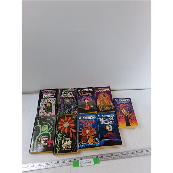 (9) Books - If There Be Thorns, Midnight Whispers, Dawn, Misc