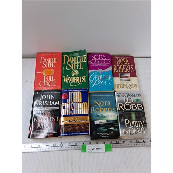 (8) Books - The Innocent Man, Full Circle, Purity In Death, Misc