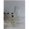Image 4 : Assorted Glass Bottles - Amber Bottle, Glass Tumbler, Whisky Bottles- As Is