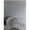 Image 5 : Tablecloth, Dog Shock Collar, New Bright Charger, (2) Glass Mixing Bowls, Misc