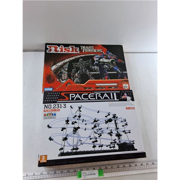 (2) Games - Risk Transformers, Spacerail