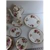 Image 3 : Royal Albert American Beauty Dishes - (13) Cups, (17) Plates, Tea Pot, Misc - CANNOT SHIP