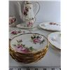 Image 5 : Royal Albert American Beauty Dishes - (13) Cups, (17) Plates, Tea Pot, Misc - CANNOT SHIP