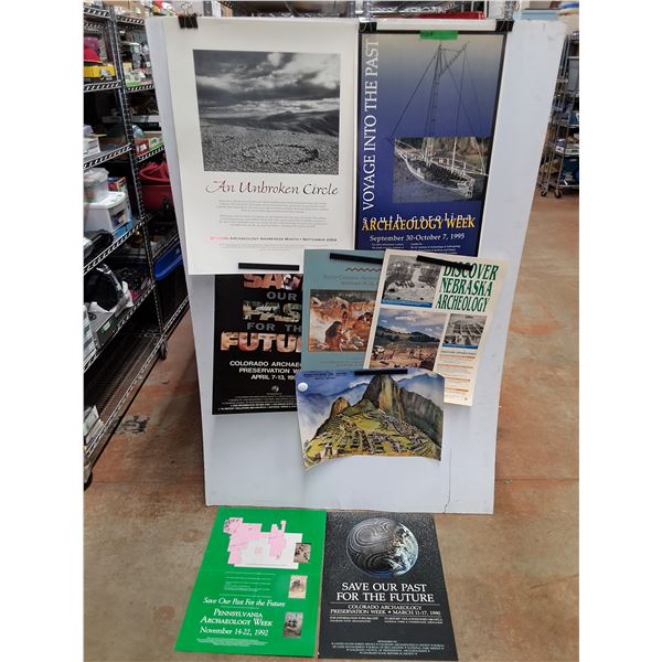 Various Archaeology Week Posters 24" x 18"