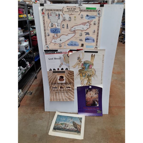 Various Archaeology Week and Historic Events Posters 35" x 25"