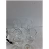 Image 4 : Decorative Glass Bowl Holder, (4) Wine Glasses, (2) Candle Holders
