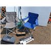 Image 1 : **Assorted Lawn and Barbeque Lot with Lawn Blades and Snow Brush - As Is CANNOT SHIP