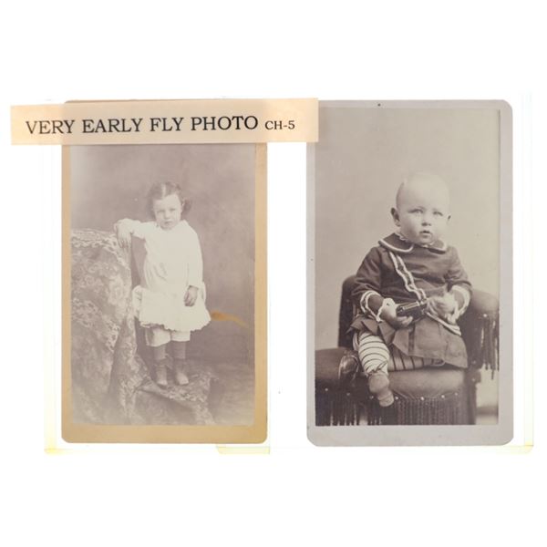 RARE Early C.S. Fly CDV Tombstone, A.T. (2)