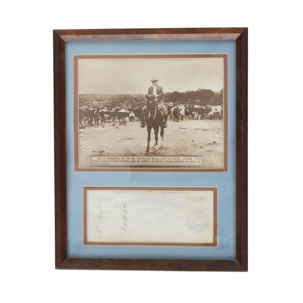 John Slaughter (1841-1922) Signature & Photo