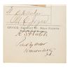 Image 5 : 1881 The Nugget Adv. Bill/ Receipt (I.O.O.F. Memo)