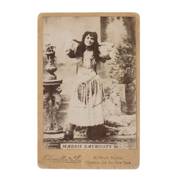 Obermuller & Jon "Miss Bayrooty" Cabinet Card