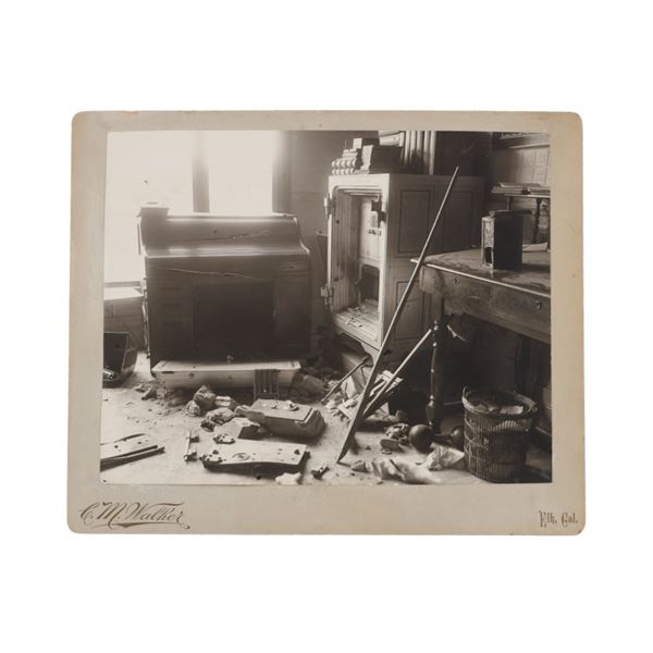 C.M. Walker Scandia State Bank Robbery c. 1890's