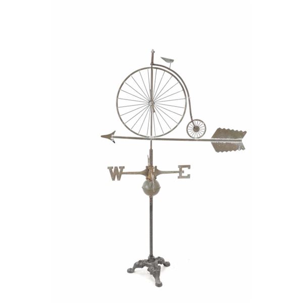 Antique Penny-farthing Highwheel Weathervane