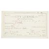 Image 9 : Ca. 1881 Tombstone, Cochise Co. A.T Gaming License