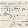 Image 5 : Pima County Bank Account Transfer Note Oct 17 1881