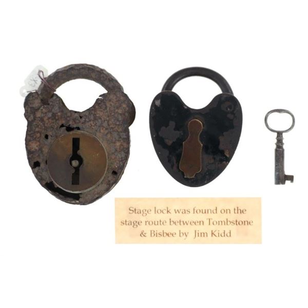 Jim Kidd found Tombstone - Bisbee Stage Line Locks