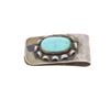 Image 6 : Sheriff Pat Garrett Navajo Turquoise Money Clip