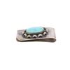 Image 7 : Sheriff Pat Garrett Navajo Turquoise Money Clip