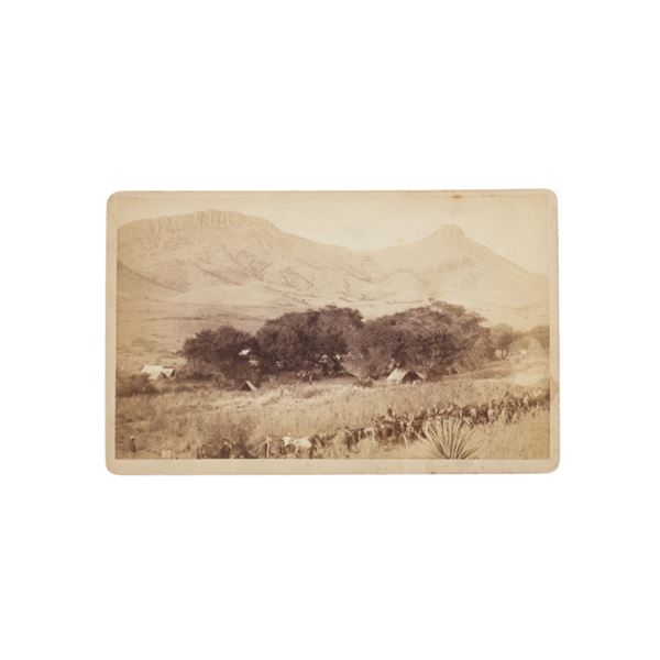 C.S. Fly "Silver Creek ARMY Camp" Cabinet Card