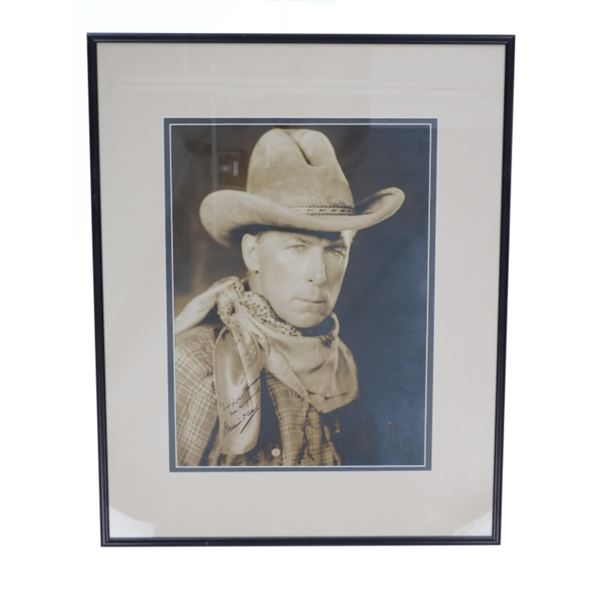 Signed William S. Hart Photograph Early 20th C.