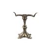 Image 2 : W. Kuhn Bronze Steer Skull & Brass Pistol Stands