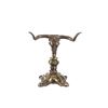 Image 6 : W. Kuhn Bronze Steer Skull & Brass Pistol Stands