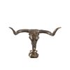 Image 7 : W. Kuhn Bronze Steer Skull & Brass Pistol Stands