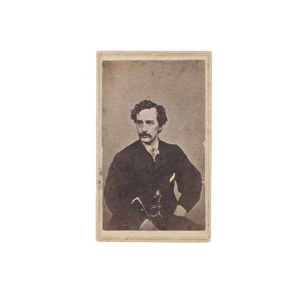 John W. Booth (1838-1865) CDV Photo Albumen