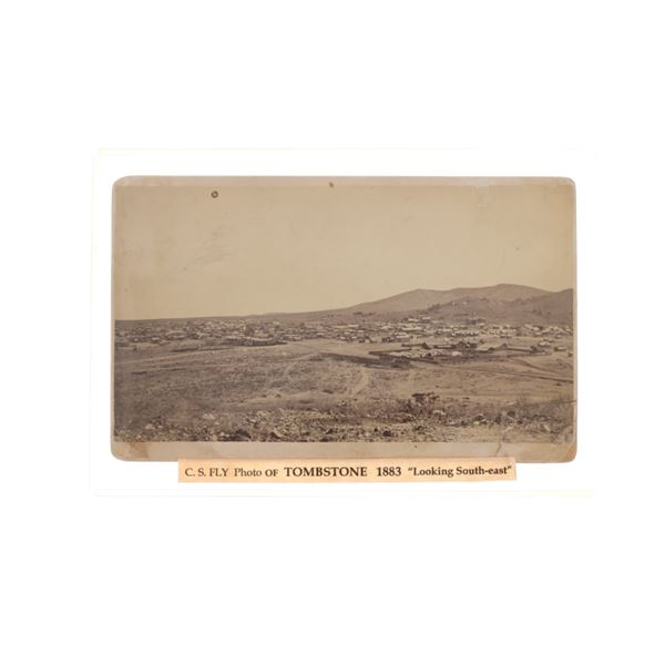 Ca. 1883 C.S Fly "Looking South-East" Cabinet Card