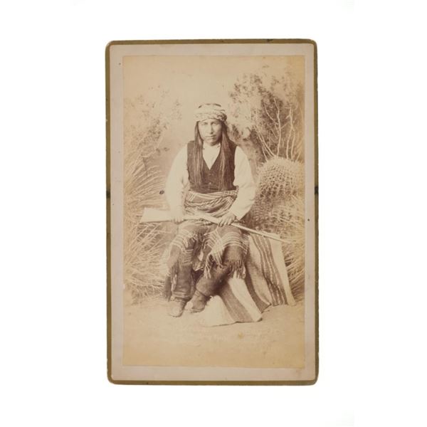 A F Randall Boudoir Card Warm Springs Apache Chief